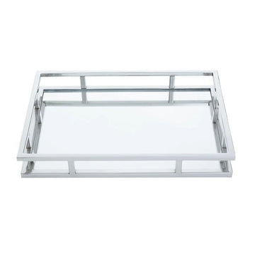 Traverse Silver Rectangular Tray