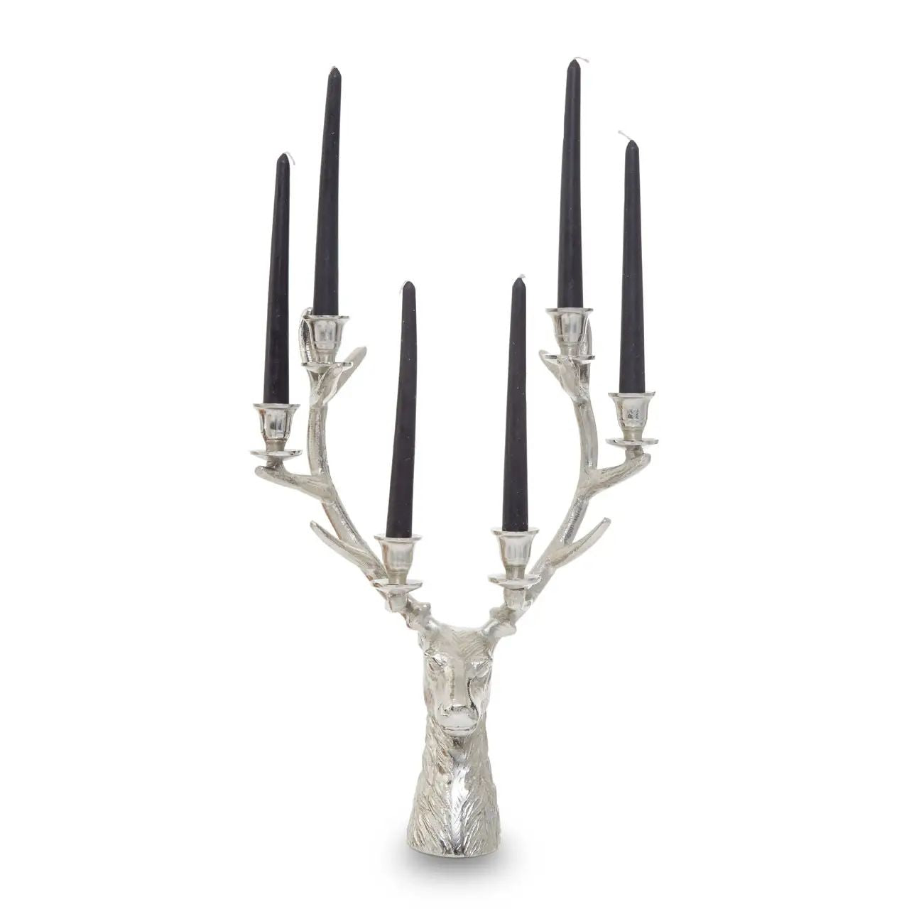 Buck 6 Candle Metal Candelabra