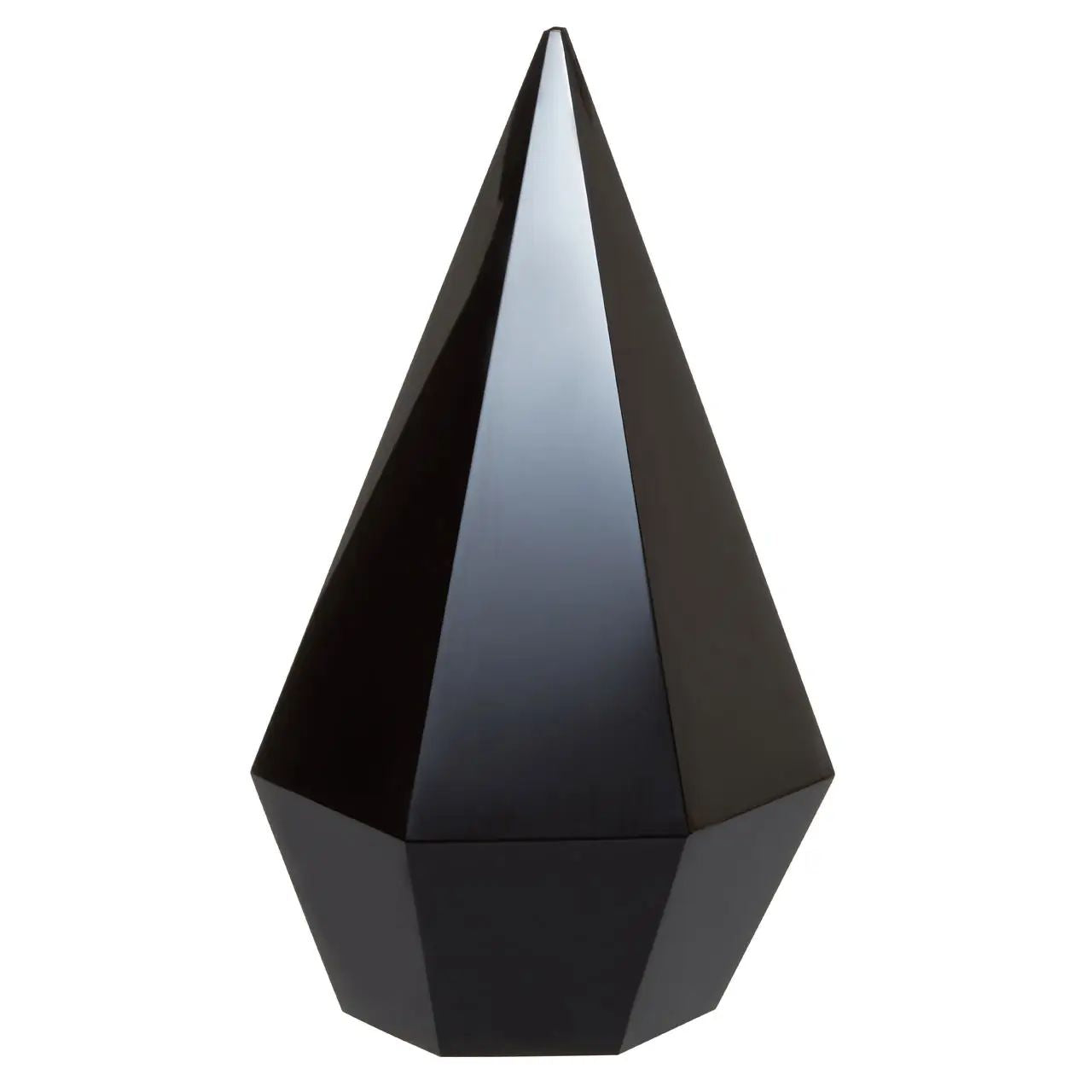 Prisma Black Finish Glass Crystal Ornament