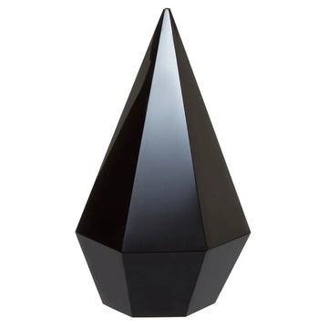 Prisma Black Finish Glass Crystal Ornament