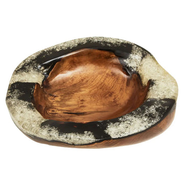 Timber Burnt Effect Bowl
