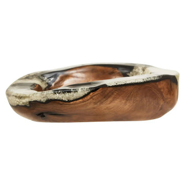 Timber Burnt Effect Bowl