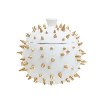 Nicos Small Gold Spokes Spherical Box