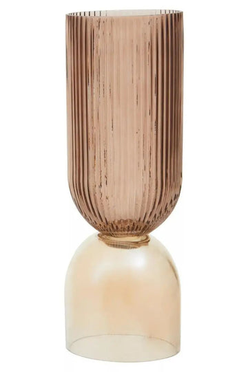 Erma Large Two Tone Glass Vase