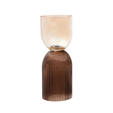 Erma Small Two Tone Glass Vase