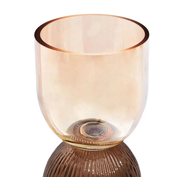 Erma Small Two Tone Glass Vase