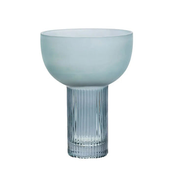 Erma Small Light Blue Glass Vase