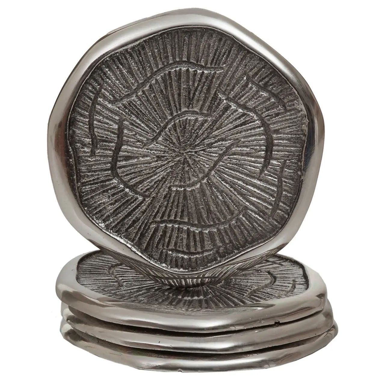 Silva Set of 4 Silver Coasters