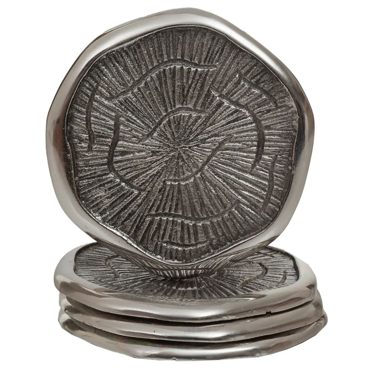 Silva Set of 4 Silver Coasters