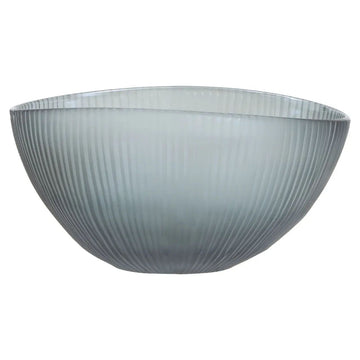 Seza Grey Glass Bowl