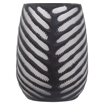 Seza Large Chevron Cut Vase