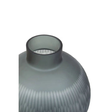Seza Large Carved Glass Vase