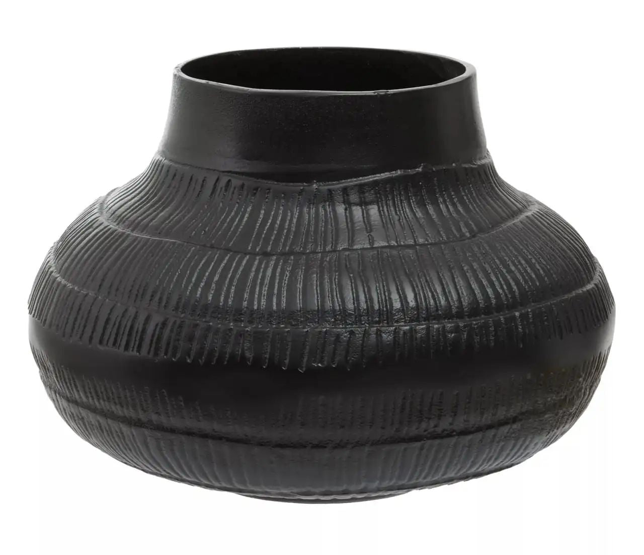 Odisha Small Black Aluminium Vase