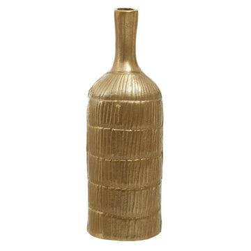 Odisha Small Gold Aluminium Bottle Vase