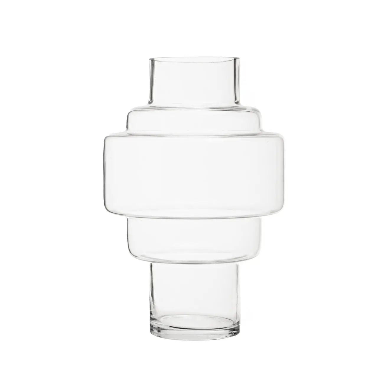 Kayden Small Clear Glass Vase