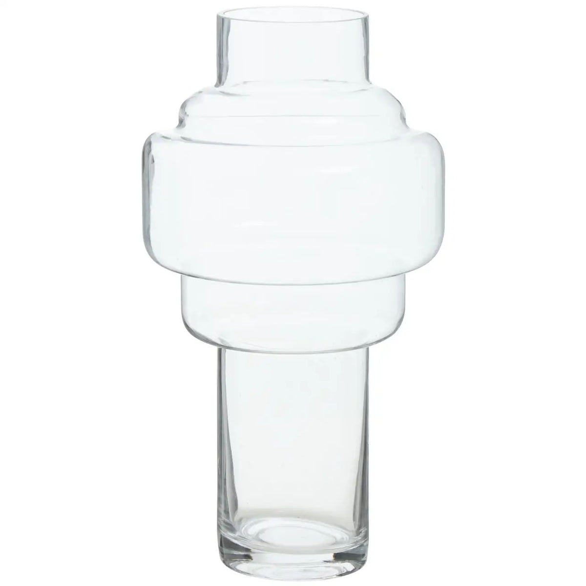 Kayden Large Clear Glass Vase