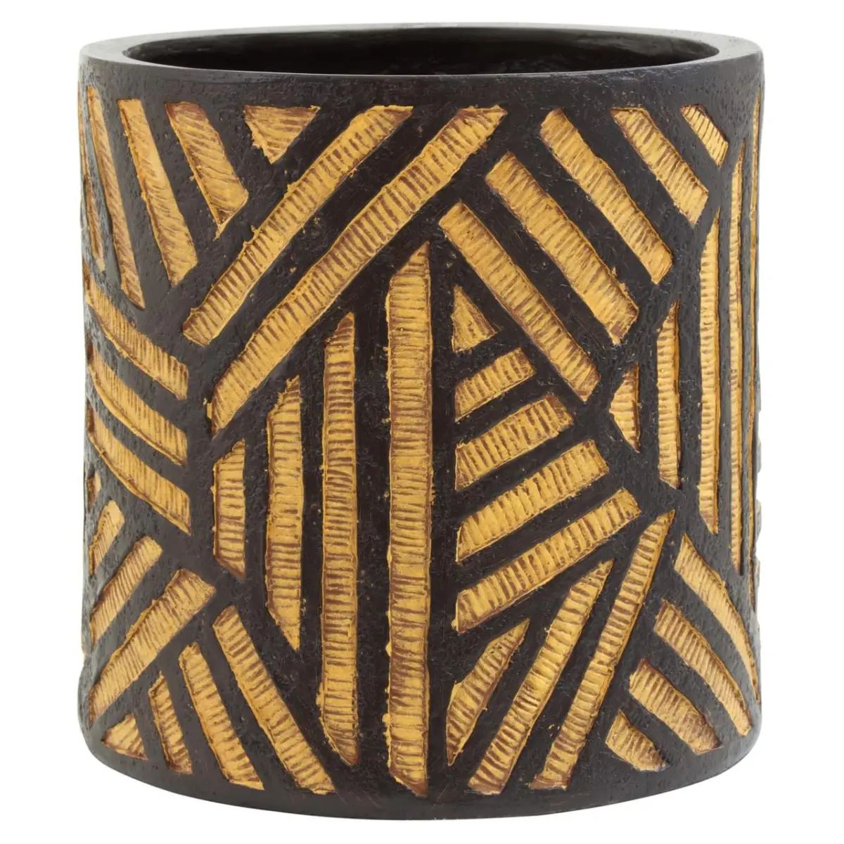 Carnell Natural & Black Magnesia Planter
