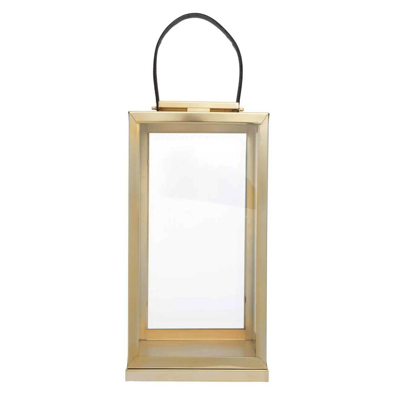 Herman Large Gold Finish Steel Lantern