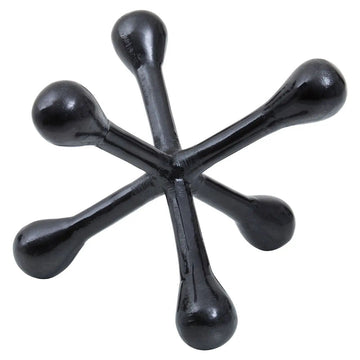 Lustrous Black Nickel Aluminium Jack Sculpture