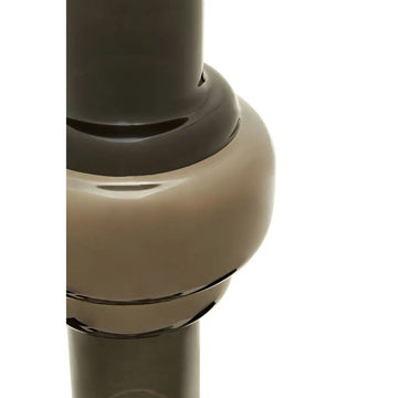 Kayden Large Black & Silver Vase