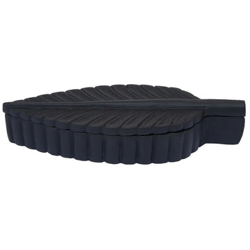 Lustrous Black Plume Box