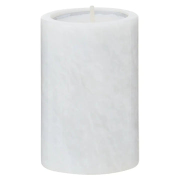 Marmo Set of 3 White Marble Tealight Holders