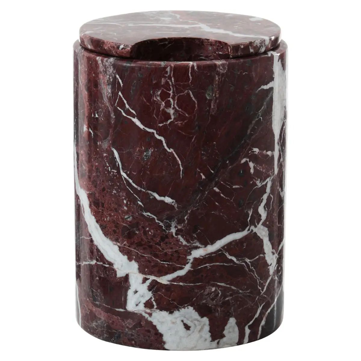 Marmo Red Marble Ice Bucket