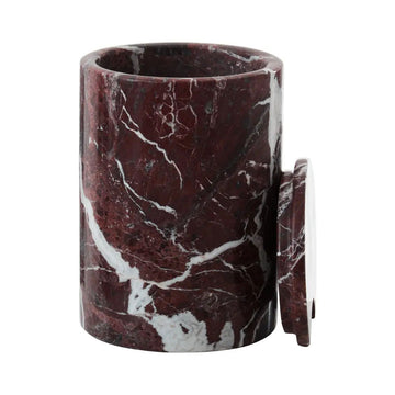 Marmo Red Marble Ice Bucket
