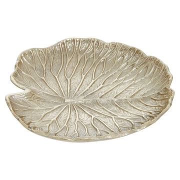 Almos Small Gold Lotus Leaf Plate