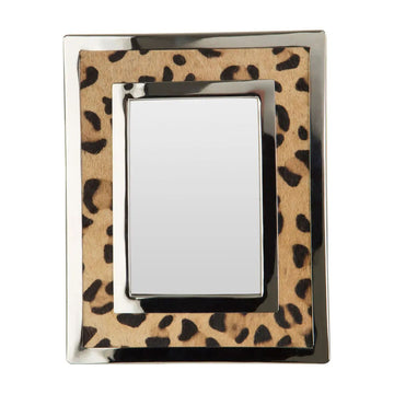 3Pcs Harlington Various Sized Steel Frame Leopard Design Photo Frames