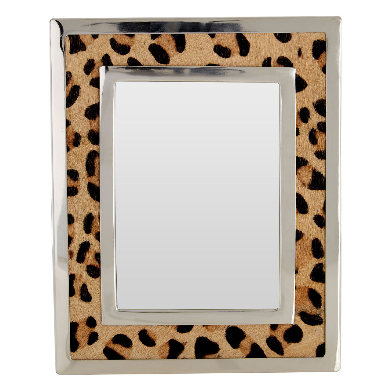 Harlington 5x7" Steel Frame Leopard Design Photo Frame