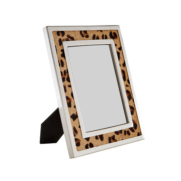 Harlington 6x8" Steel Frame Leopard Design Photo Frame