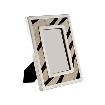 Harlington 4x6" Steel Frame Zebra Design Photo Frame