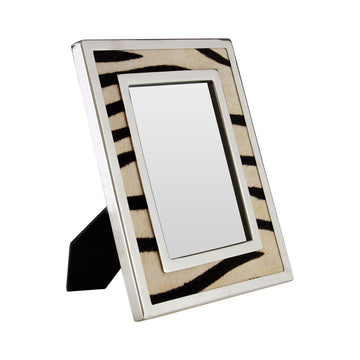 Harlington 5x7" Steel Frame Zebra Design Photo Frame