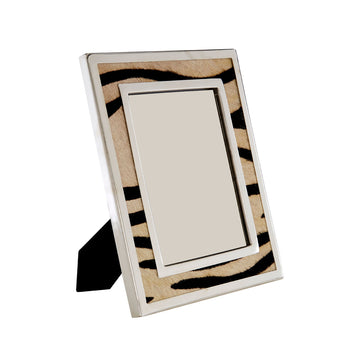 Harlington 6x8" Steel Frame Zebra Design Photo Frame