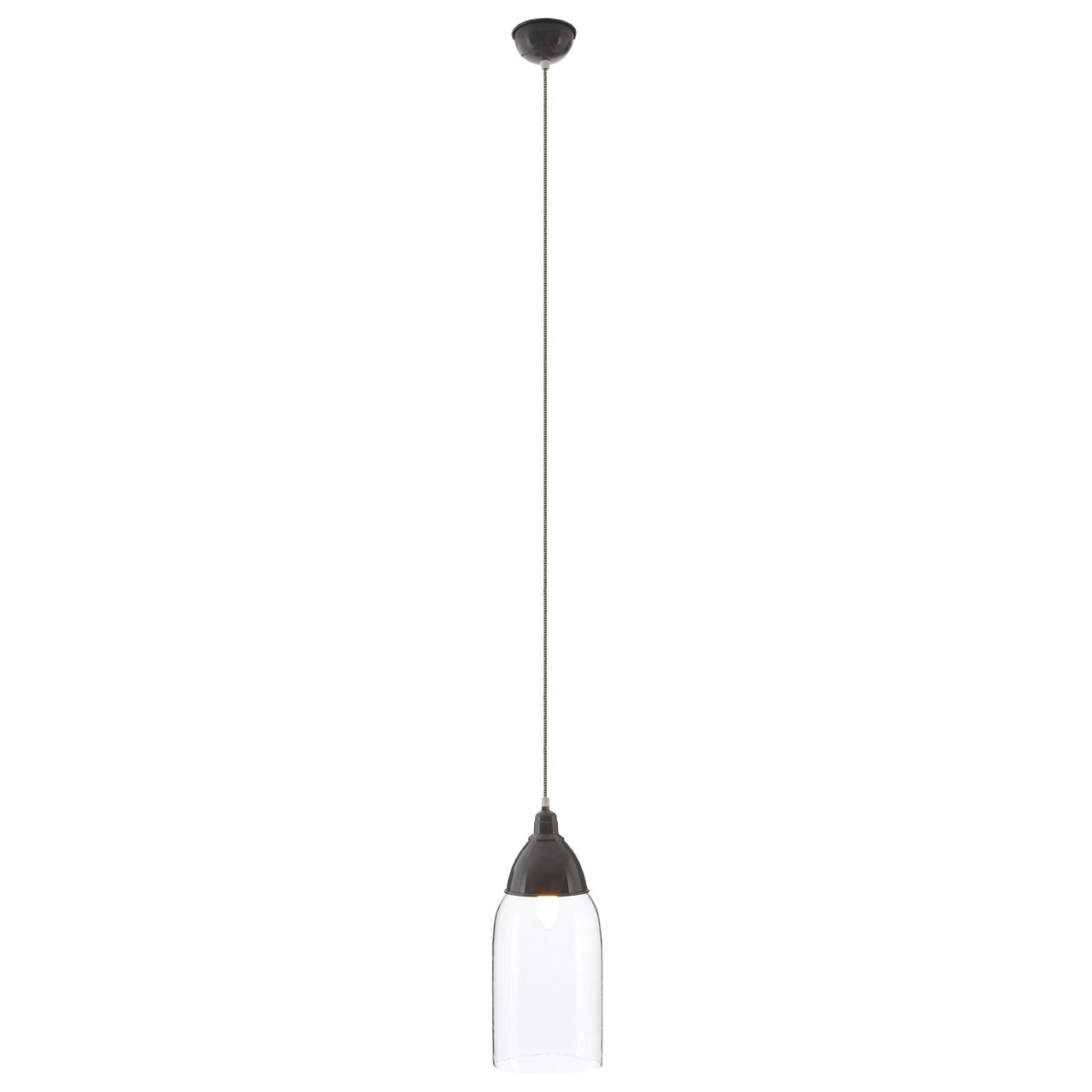 18cm Dia Light Grey Oslo Pendant Light