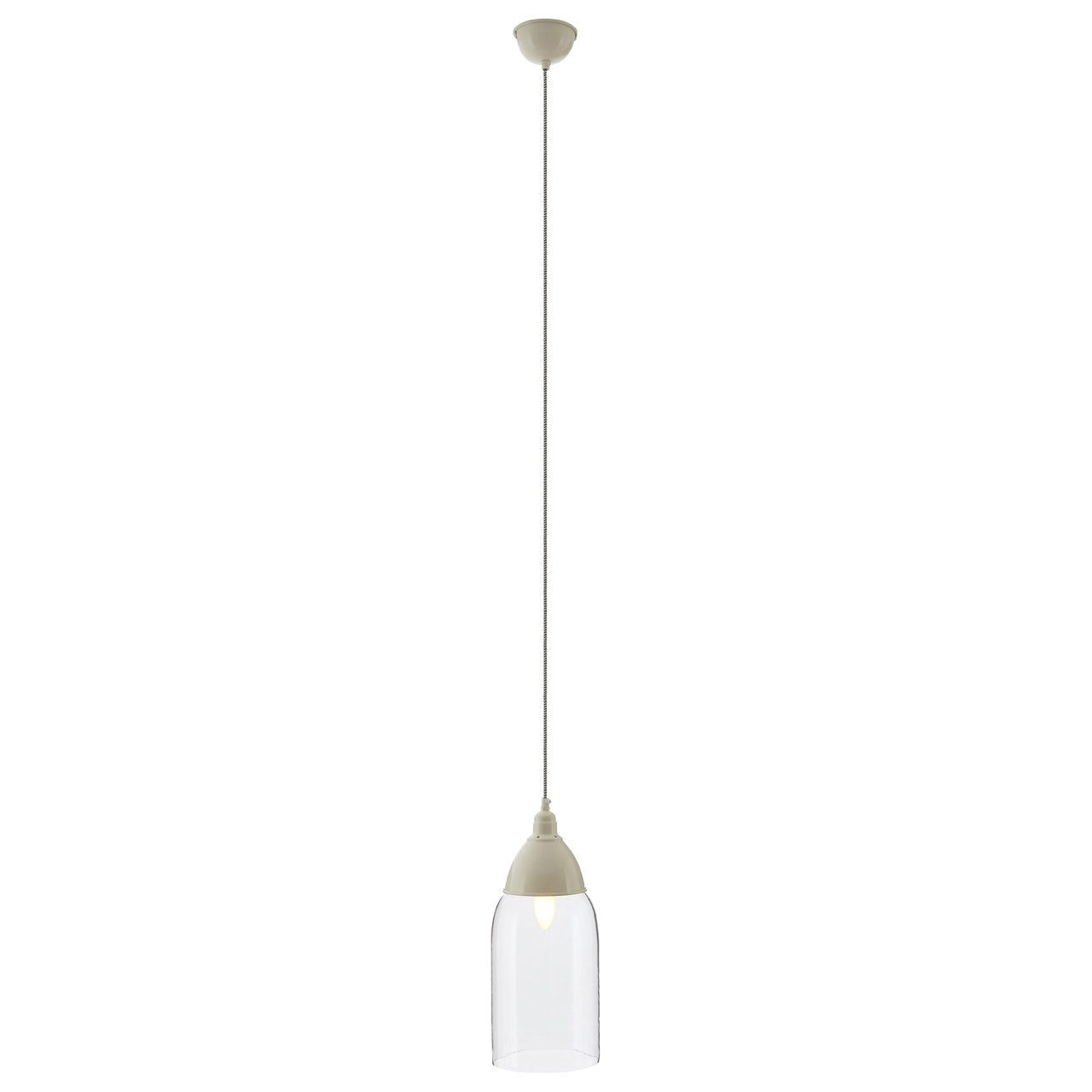 18cm Dia White Oslo  Pendant Light