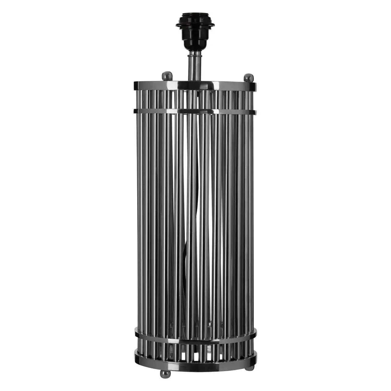 Aldrin Black & Silver Table Lamp