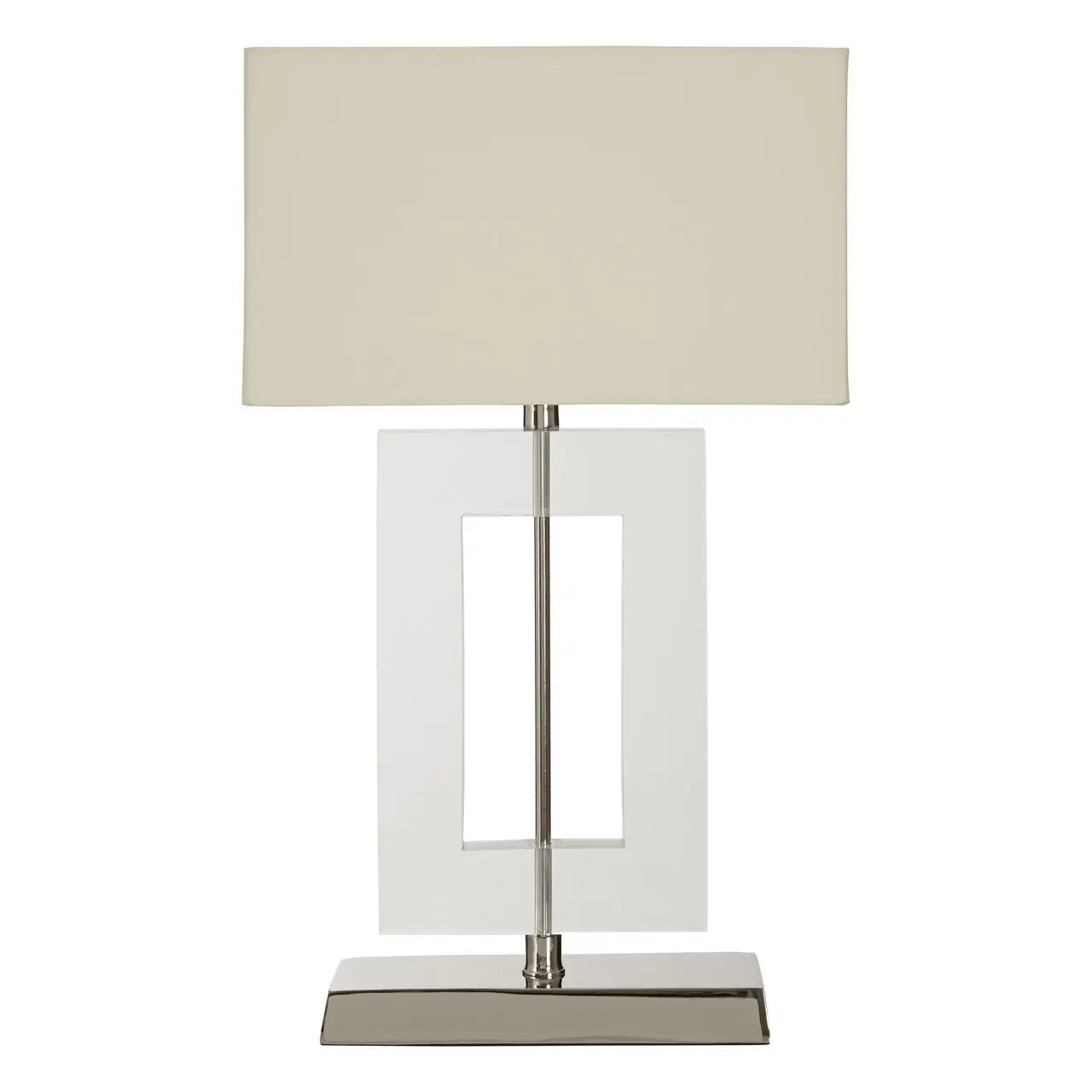 Morel Clear Acrylic Table Lamp