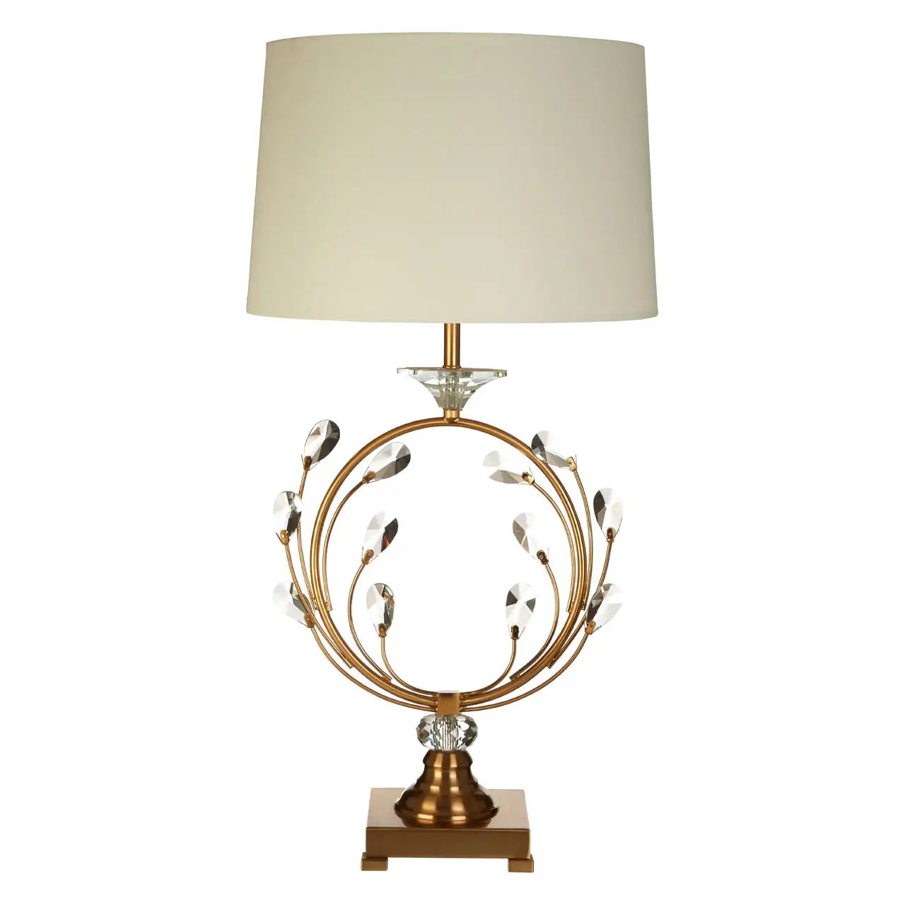 Sara Gold Finish Iron Table Lamp