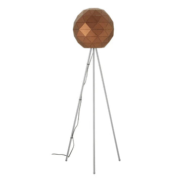 Matti Coffee Shade Silver Tripod Floor Lamp