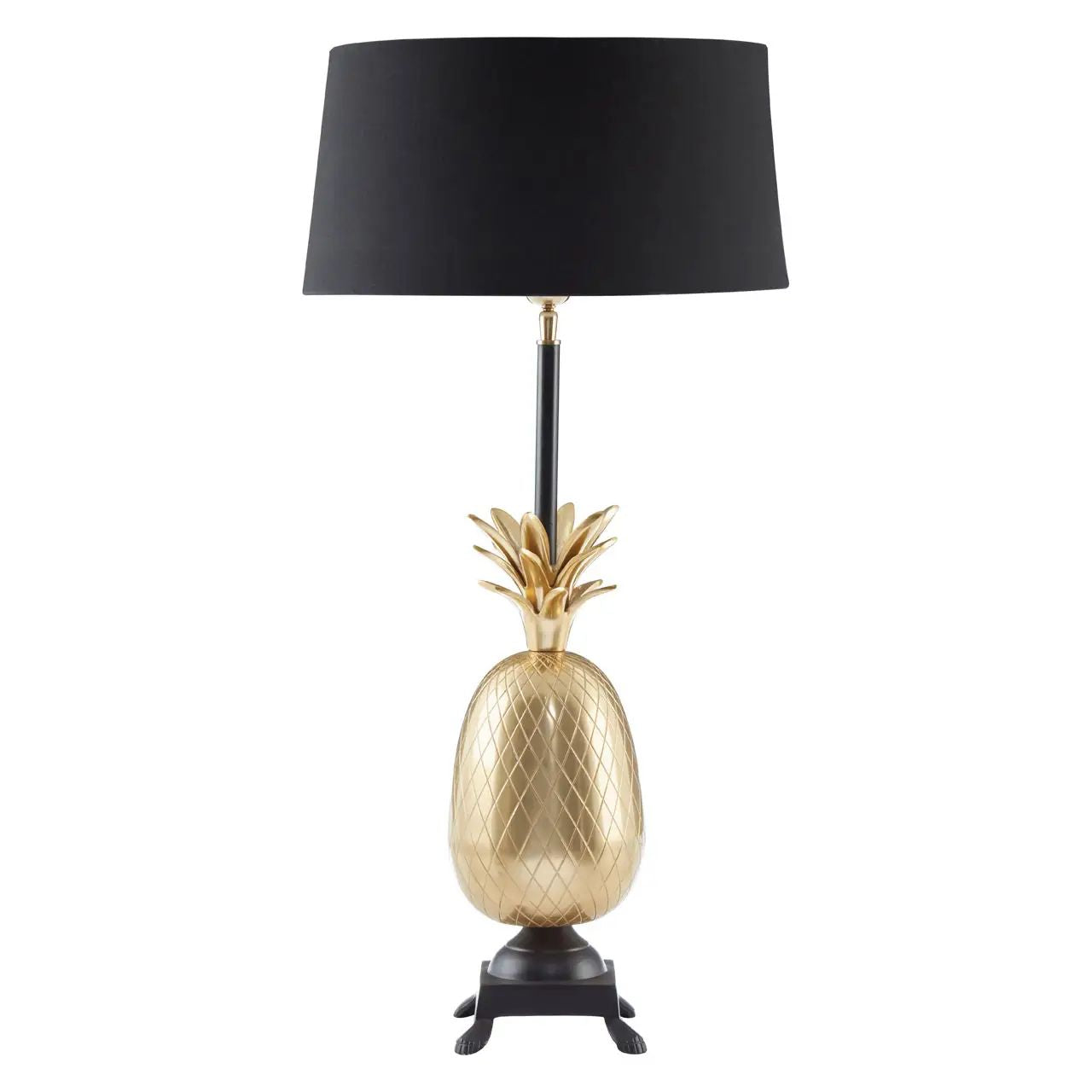 Bohemian Gold Pineapple Table Lamp