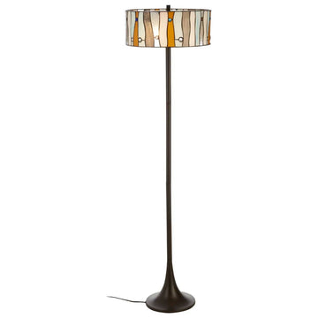 Walden Round Abstract Jewel Design Floor Lamp
