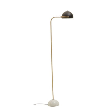 Marlott Brass & Black Floor Lamp