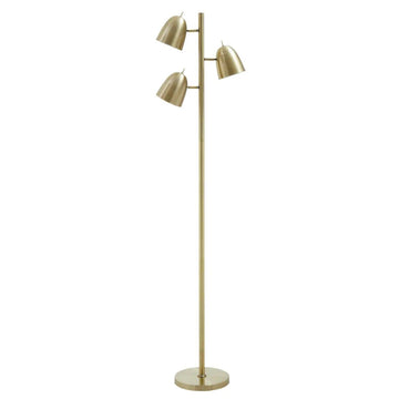 Lawton Brass 3 Spot Light Floor Lamp