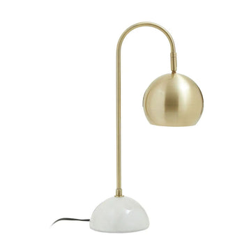 Lawton Metal Semi Globe Desk Lamp