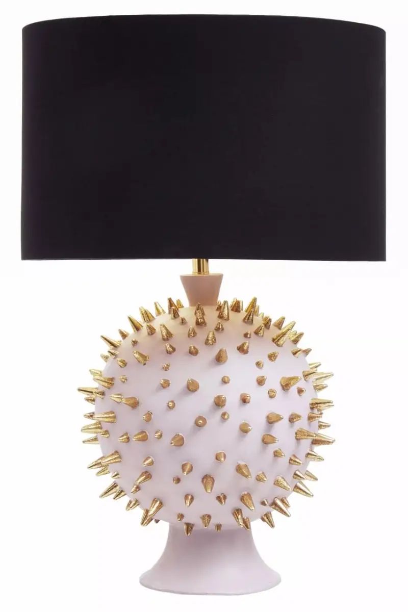 Nicos Gold Spokes Table Lamp