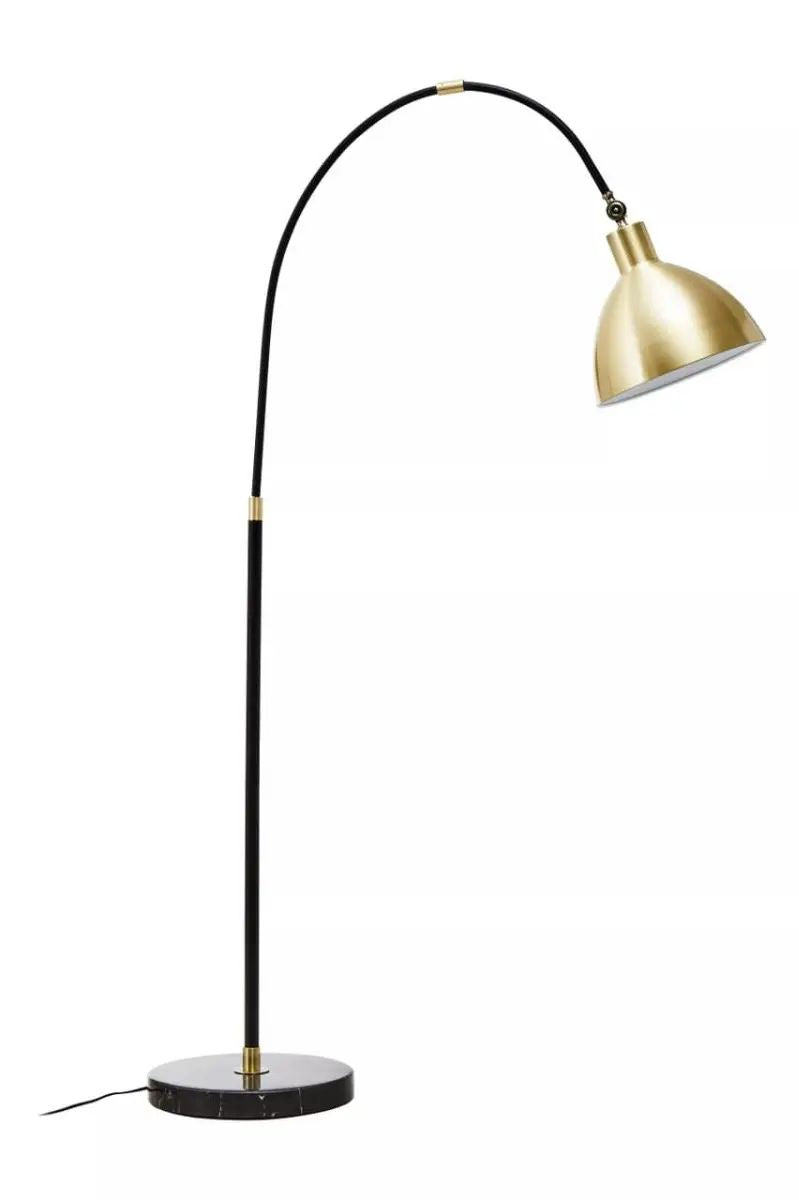 Lawton Black & Gold Floor Lamp