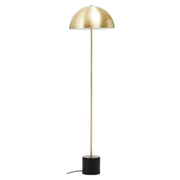 Marlott Brass & Black Floor Lamp