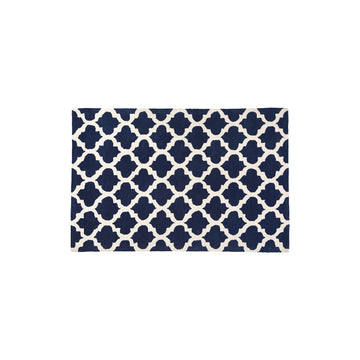 Bosin Townhouse Navy Blue & White Rug